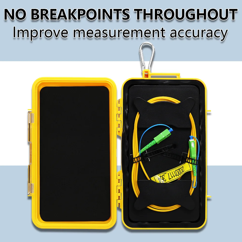OPTFOCUS OTDR Launch Fiber Cable SC APC to SC APC Connector OTDR Test Extension 2km SM Cable 1310 1550nm Free Shipping
