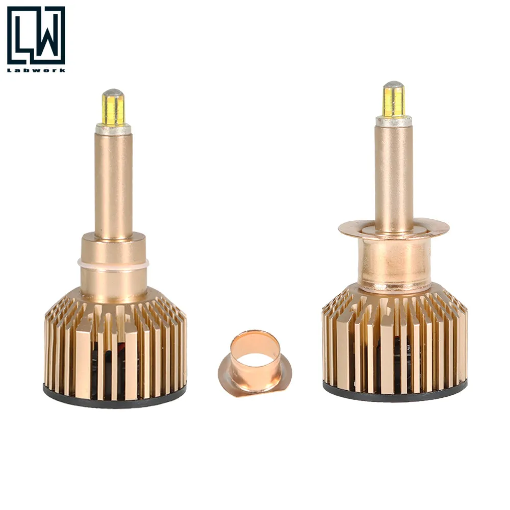 

H1 Xenon 12000LM CSP Chips 6500K White LED Headlight Conversion Kit Bulbs