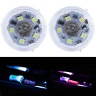 Беспроводной миниатюрный светодиодный сенсорный выключатель, портативный автомобильный ночник для чтения, комнатная лампа для чтения, сенсорный ночник с 3 цветами