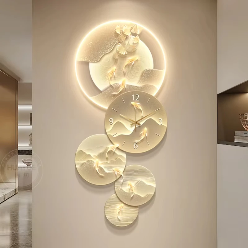 Светодиодные цифровые настенные часы роскошный минималистичный механизм в