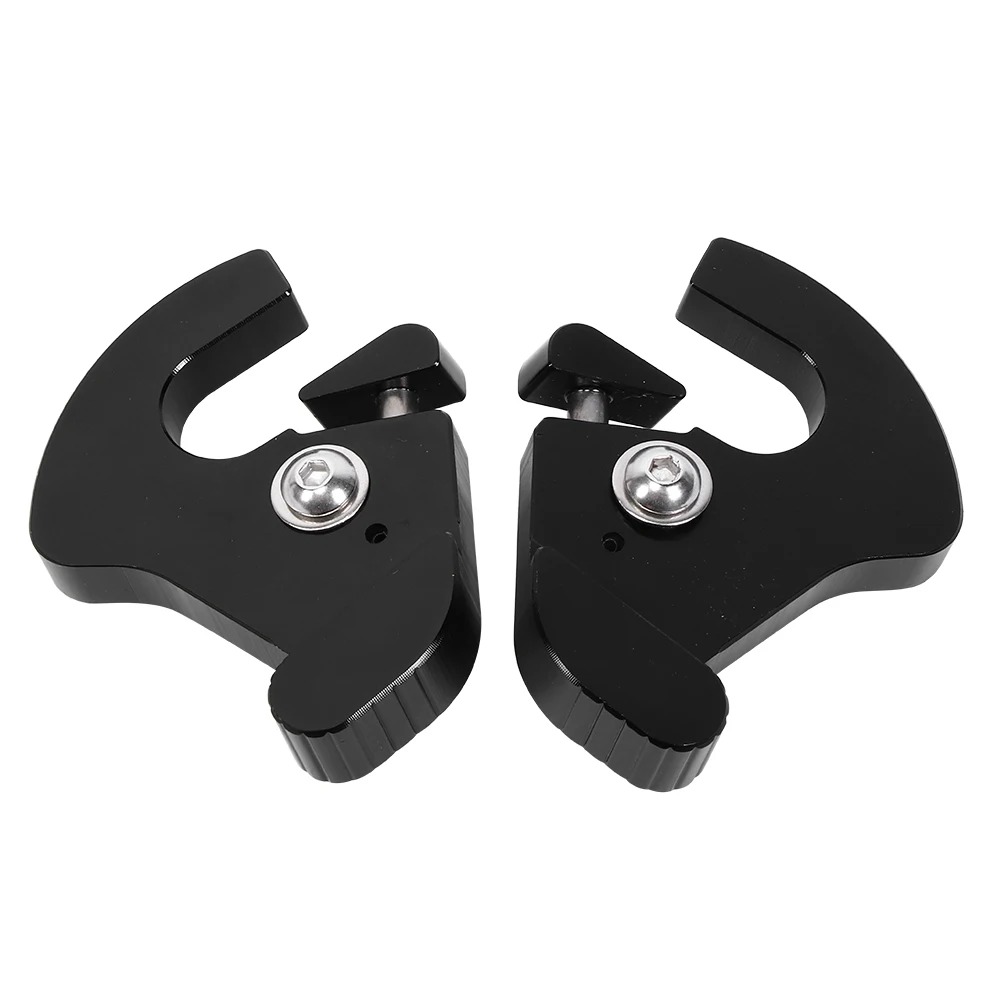 

Pair of Left+Right Rotary Sissy Bar Luggage Rack Docking Latch Clip Kit CNC Aluminium Fits for Docking Docking