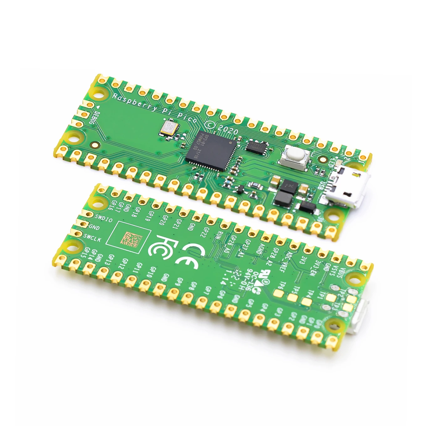 Для Raspberry Pi Pico RP2040 микроконтроллер чип Двухъядерный Arm Cortex M0 + процессор