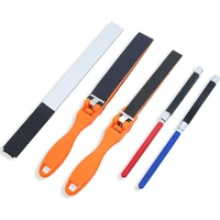 sanding stick flat square semicircular file sandpaper ruler stick clip for sanding shaped objects on wood and some metal