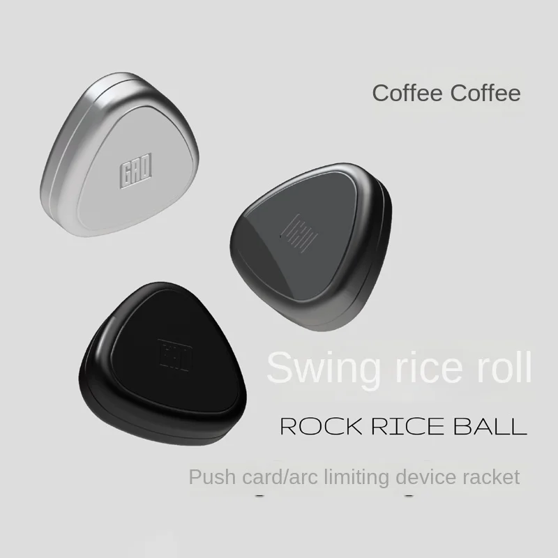Swing Rice Ball Push EDC Decompression Metal Toy Multi-function Push Card Unlimited Push Card