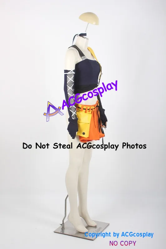 Окончательная фантазия VII Dirge of Cerberus Yuffie Kisaragi косплейный костюм acgcosplay включая