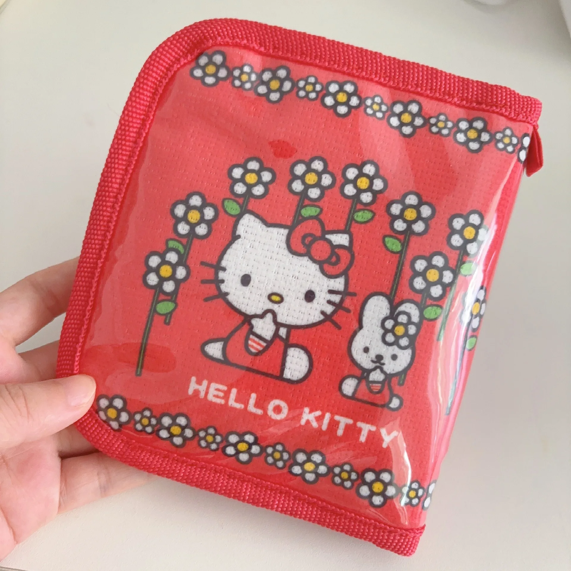 Милый винтажный кошелек Hello Kitty с героями мультфильмов сердечком для девочек