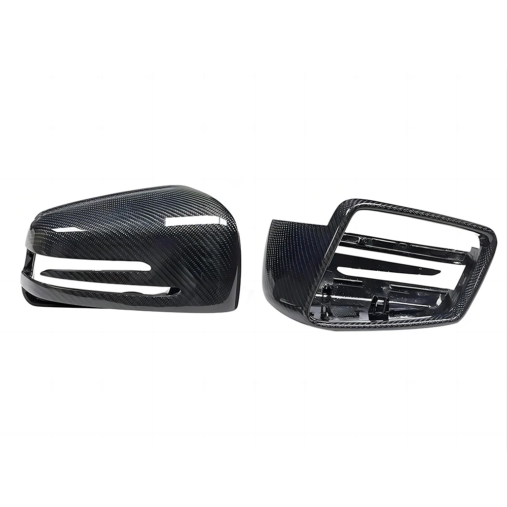 

Replacement Rearview Side Mirror Covers Cap For Mercedes Benzs W212 W221 W117 C207 E S CLA Class OEM Real Carbon Fiber Shell