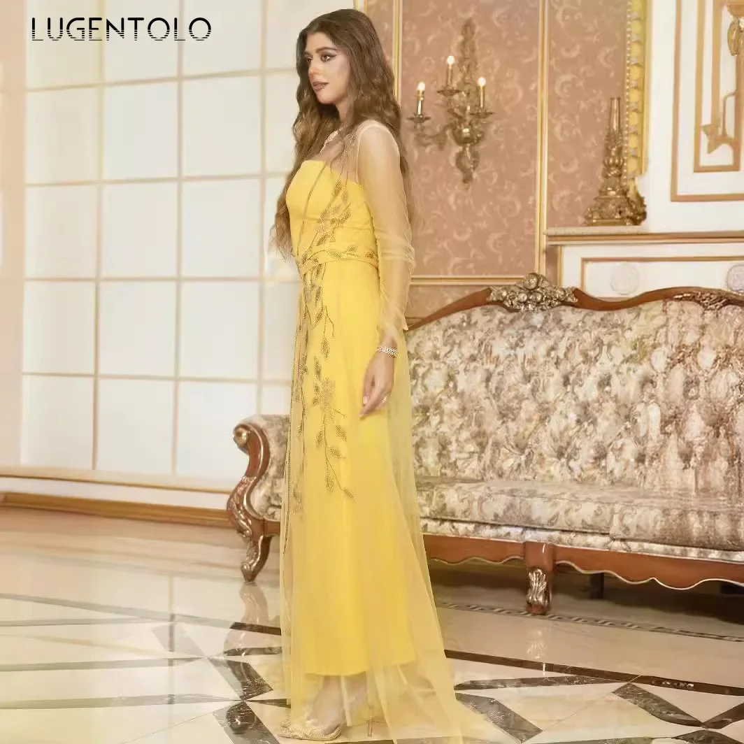 Женское элегантное платье-кафтан платье популярный стиль бриллиантовый