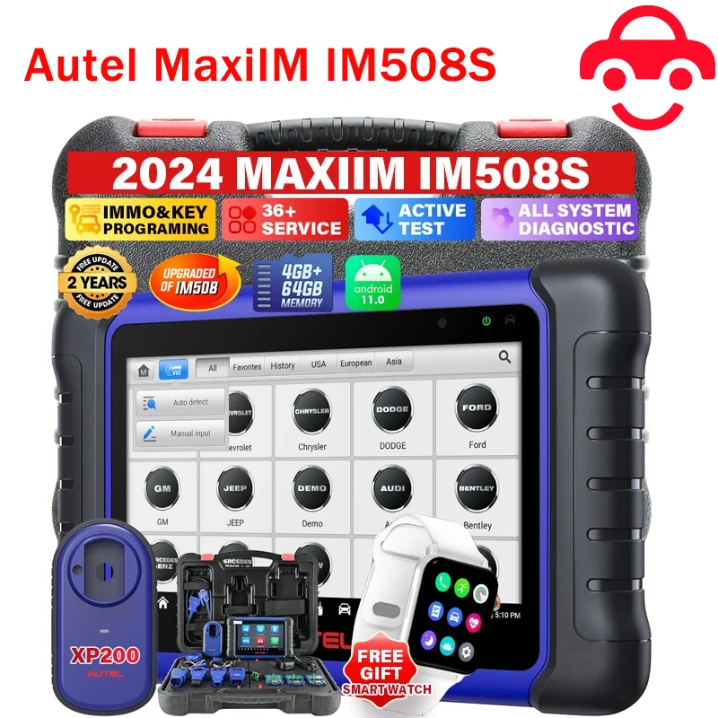 Autel MaxiIM IM508S XP400 PRO OBD2 автомобильный сканер IMMO Key программирование диагностические
