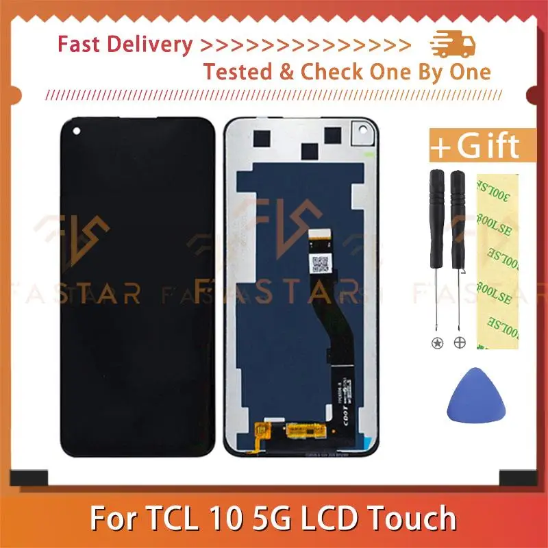 

6.53" New For TCL 10 5G LCD Touchscreen Digititizer Assembly For TCL 105G T790Y Screen Replacement display PRC touch