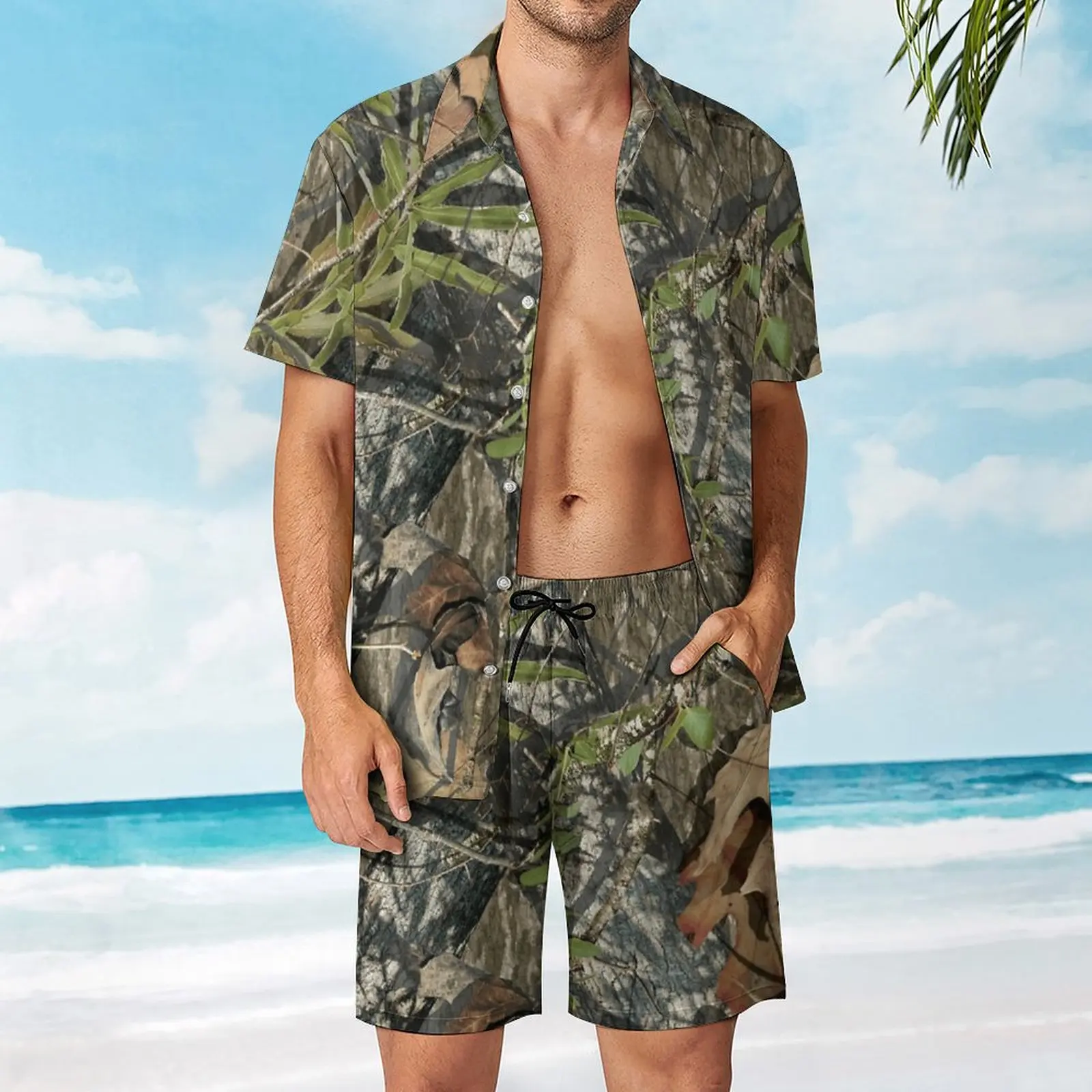 Мужской пляжный костюм Mossy Oak для продажи из 2 предметов высокое качество