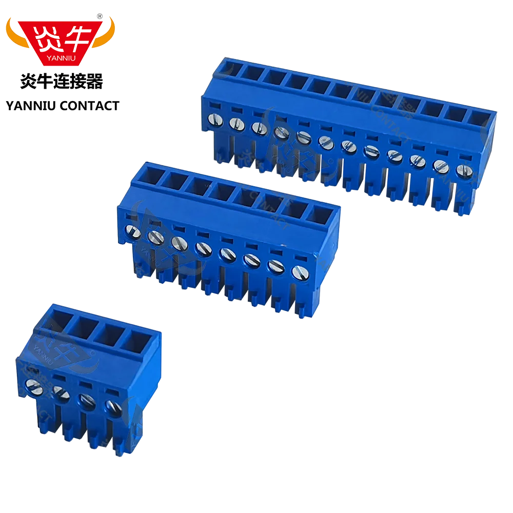 10 шт. синий 3,81 мм 15edgk KF2EDGK 3,81 2P ~ 12P PCB подключаемый клеммный блок MC 1,5/ 2-ST-3,81 PHOENIX CONTACT deson YANNIU