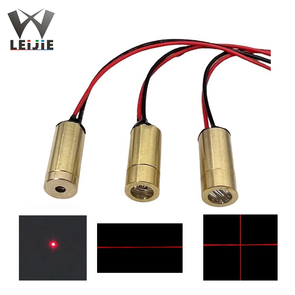 650Nm 5Mw 3V/5V 9 Millimetri Linea Trasversale Dot 9*21 Millimetri Industriale Mini Laser Modulo Rosso Individuare Testa Del Laser Modulo Ld Laser Di 