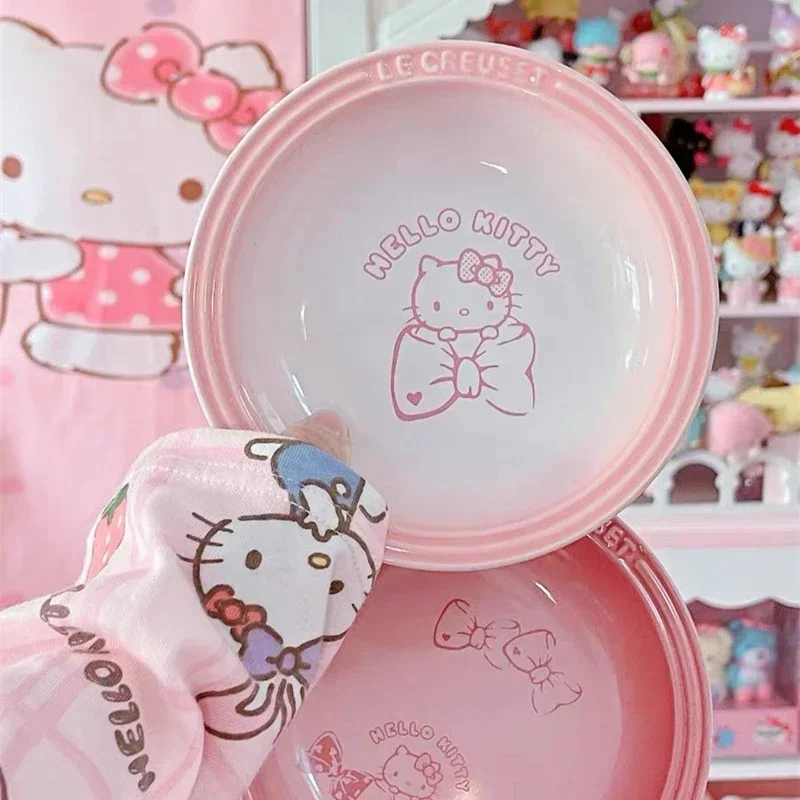 Sanrio Kawaii Hello Kitty керамическая плитка мультяшная Милая креативная форма фрукты