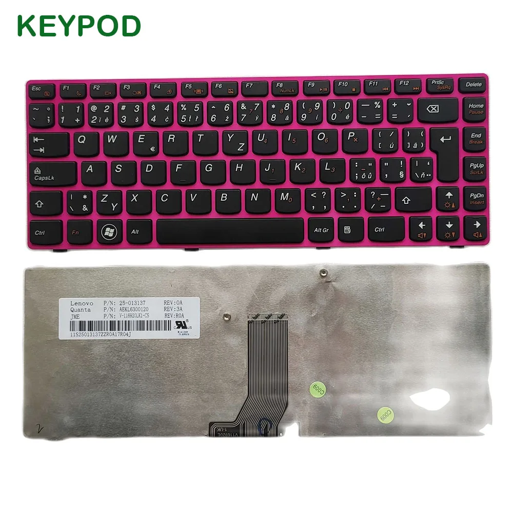 Новая Чешская Клавиатура для ноутбука Lenovo IdeaPad Z370 Z470 Z470A Z470AT Z470AX Z470G Z470K Z475 - купить