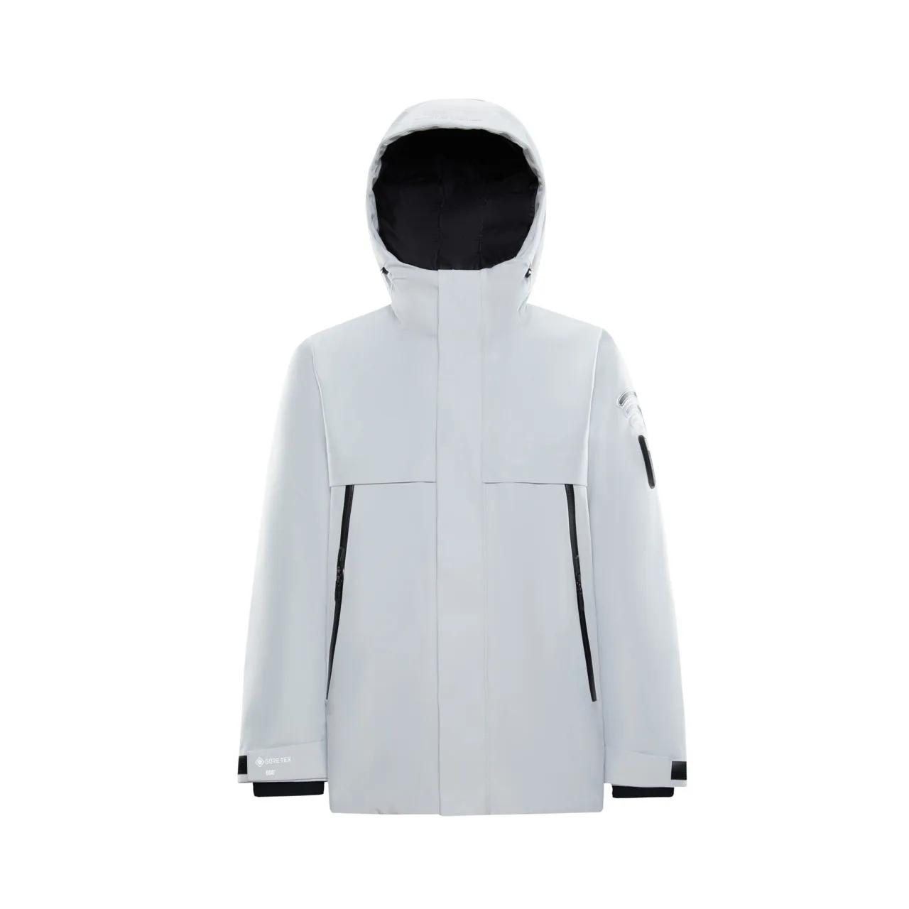 BOSIDENG весенне-осеннее длинное пальто Мужская модная ветровка с капюшоном черное