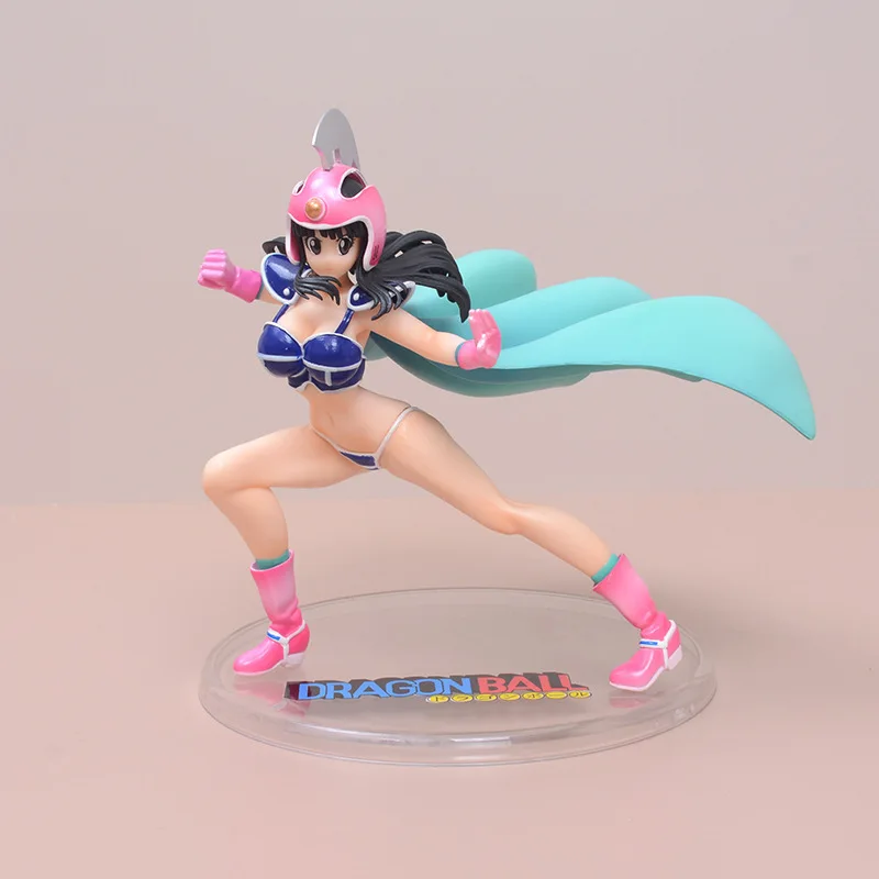 

16cm Dragon Ball Animation Beauty Helmet Combat Version Qiqi Ornaments Pvc Character Model Ornaments Christmas Gift Collection