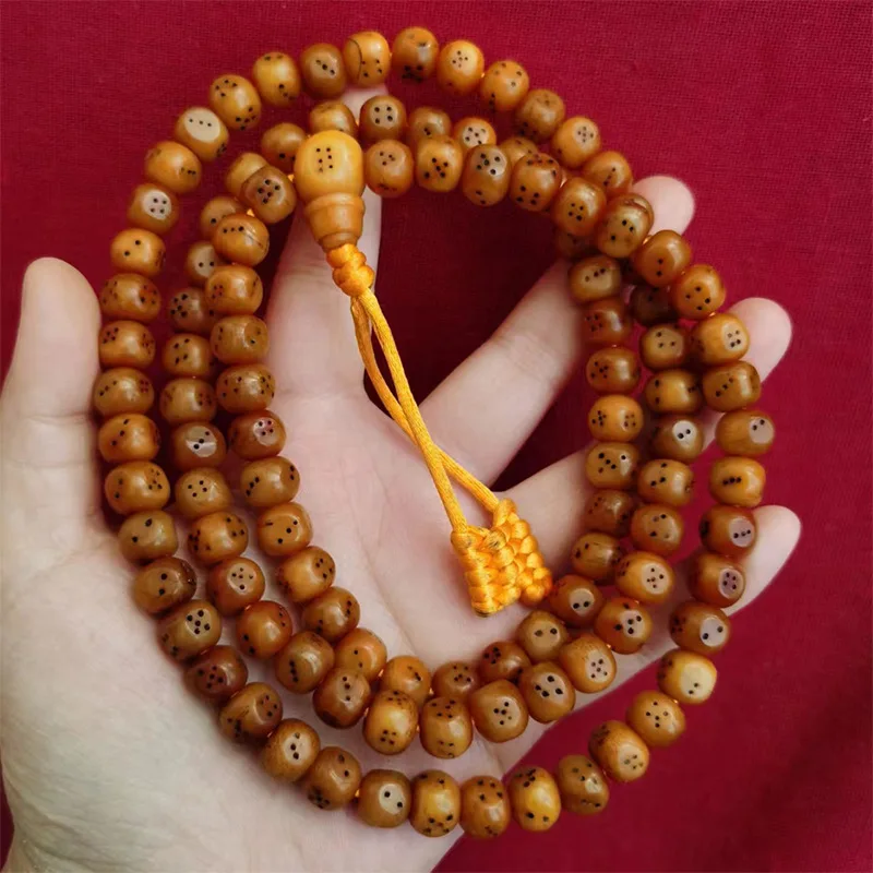 Старые материалы Ox Bone индивидуальный браслет Seiko бусины в виде игральных костей