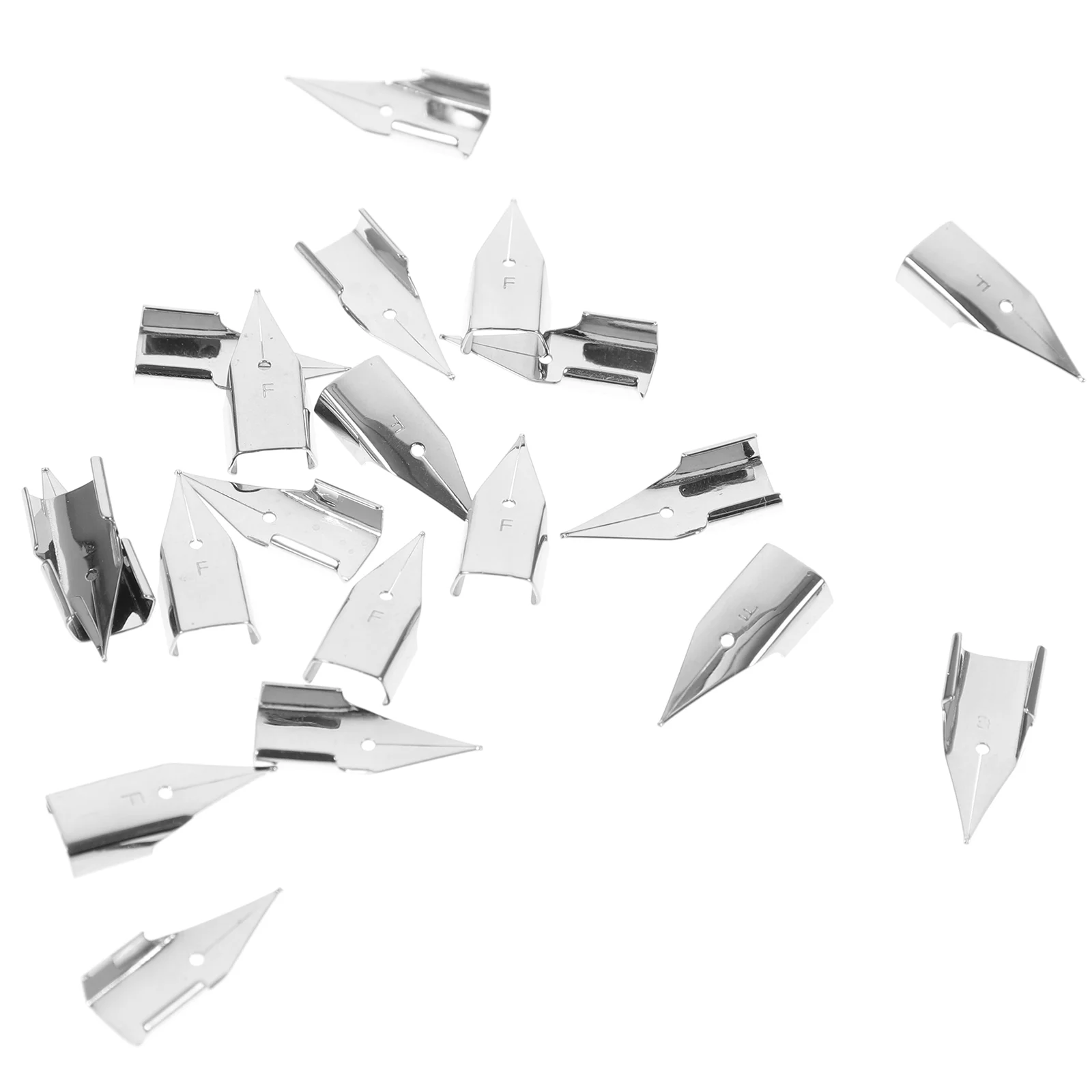 

Перьевая ручка со стальными наконечниками, сменные наконечники для каллиграфии, принадлежности для письма, 20 шт.