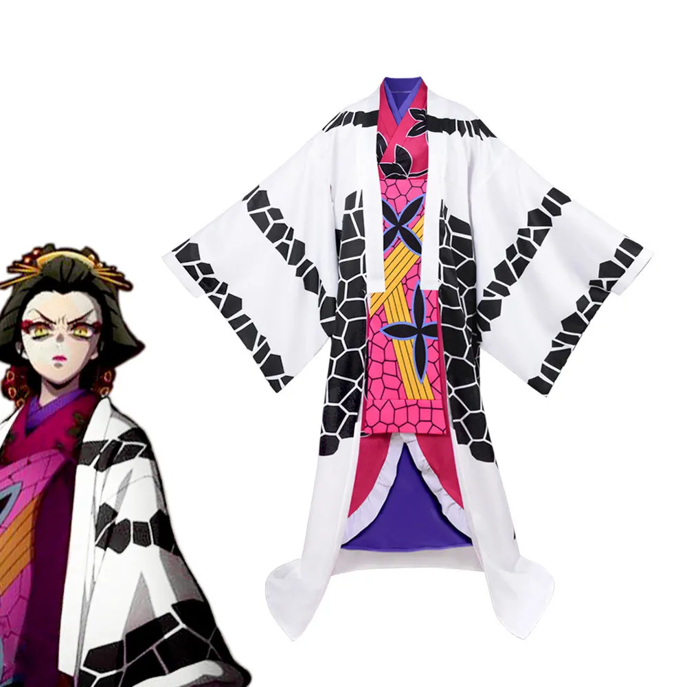 

Demon Slayer Daki Cosplay Anime Cosplay For Women Kimono Dress Outfits Halloween Carnival Suit Adult