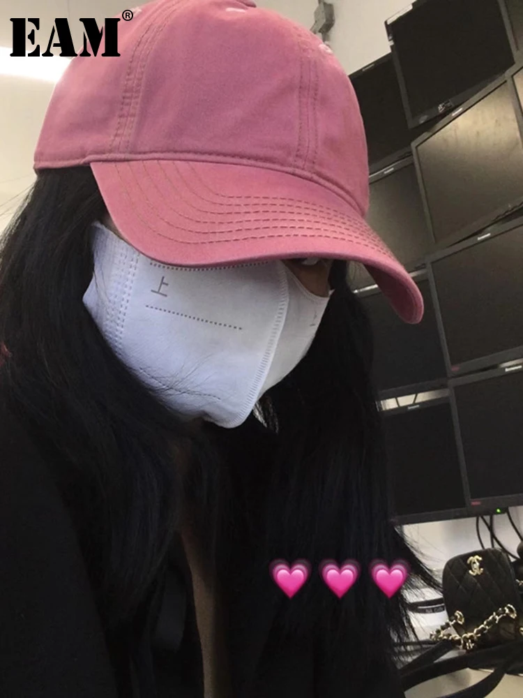 

[EAM] Women Multicolor Brief Casual Fishermen Hat New Round Dome Temperament Fashion Tide All-match Spring Autumn 2022 1DE7435