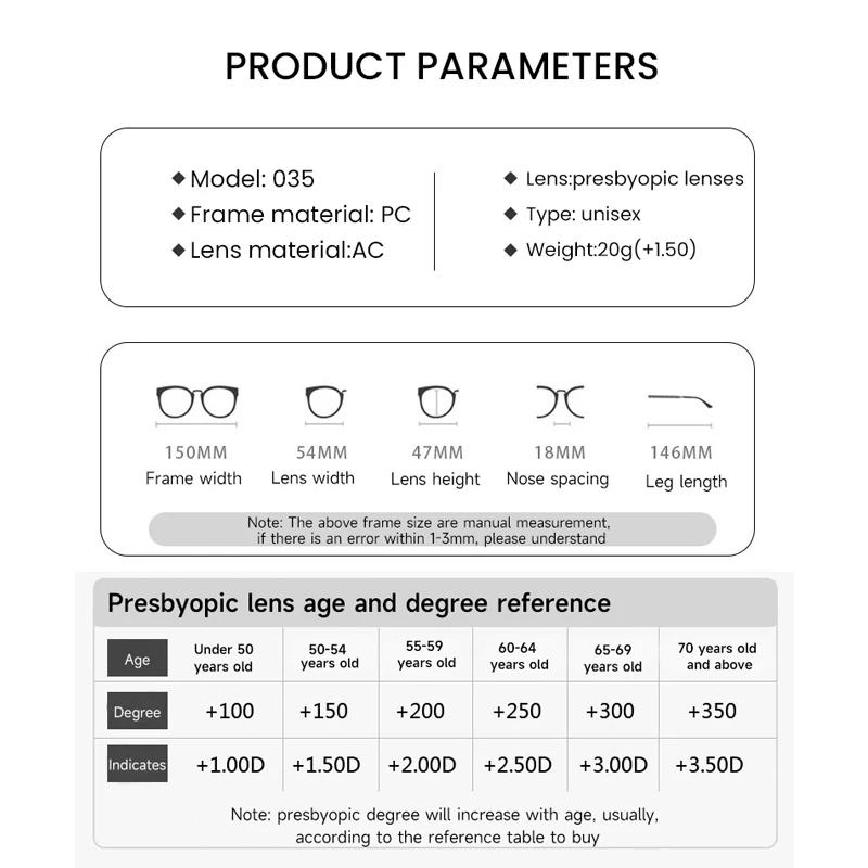 Очки для чтения Seemfly мужские