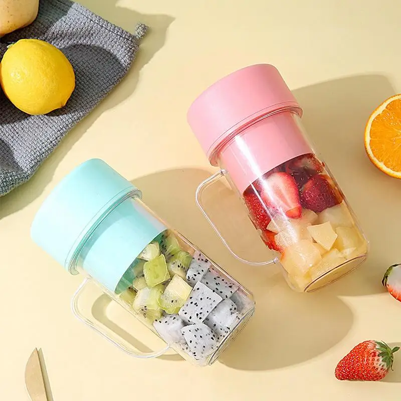 Bottle Durable Easy To Clean Electric Mini Juicer Cup With Straw High Quality Rechargeable Mixers For Fruits