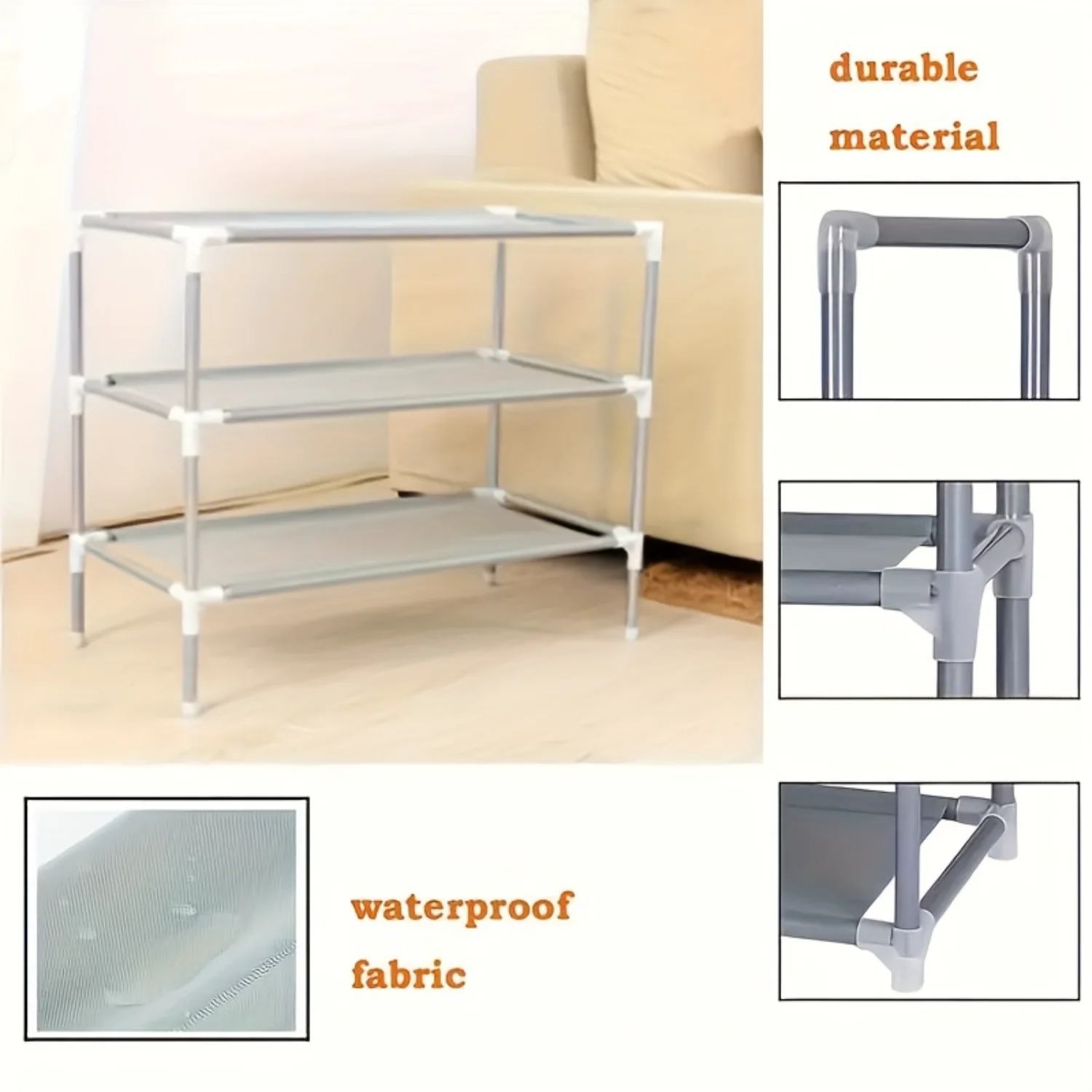 1pc Multi-Layer Shoe Rack StorageoStand ultifunctional Shelf SpaceSaving Large Capacity ShoeStorage Organiza