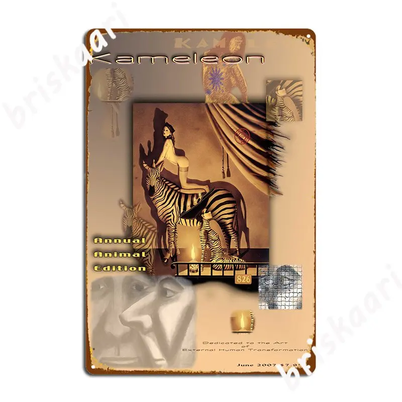 

Металлический знак Kameleon, Настенный декор, ретро клувечерние, жестяной знак, постер