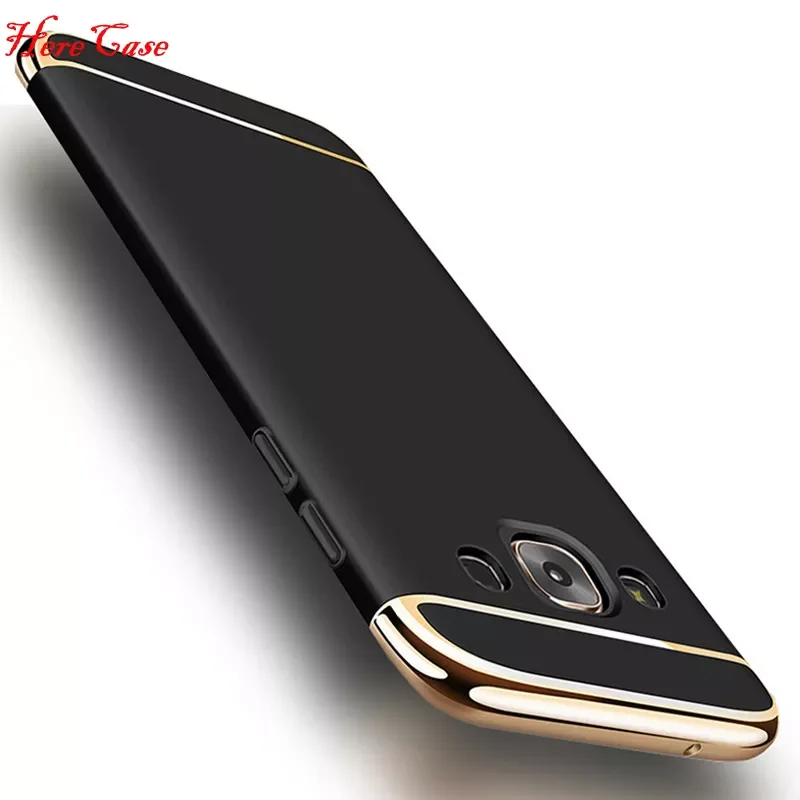 

For Samsung Galaxy J7 2015 Case J700 Luxury 3 in 1 Case Gold Plating Case Cover For Samsung J7 2016 J710 J710F Back Cover Coque