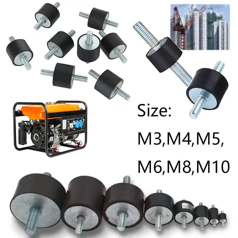 

Антивибрационные сайлентблоки резиновые M3 M4 M5 M6 M8 M10