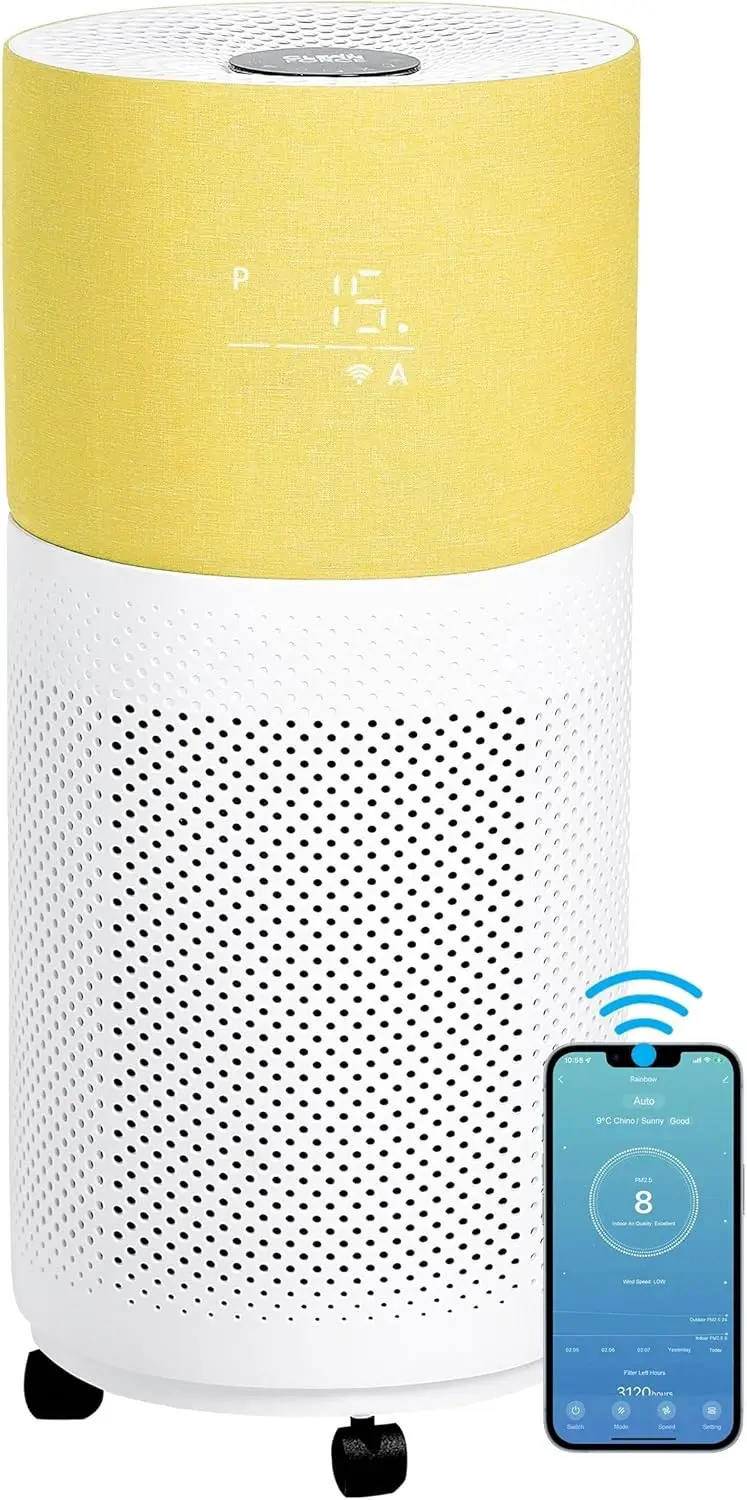 Очистители воздуха для больших помещений до 2550 футов H13 Очиститель HEPA работает с