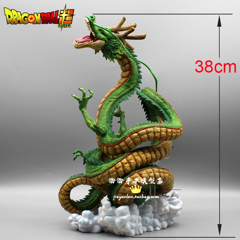 

Фигурка дракона жемчуга Z Shenron, 38 см, Porunga polenda, большой размер, полирезиновая статуя, игрушки, модель, аниме экшн-фигурки Манга