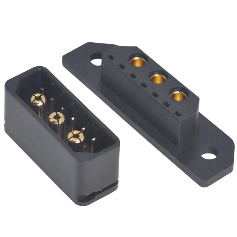 

4PCS RC Aircraft Amass ICM150S17PB 20A Power Supply Battery Plug Gold-plating Male Female Bullet Connector DIY Connecting Parts