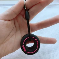 cartoon creative epoxy black small tire key chain car lovers must have personality pendant best personal backpack accessory