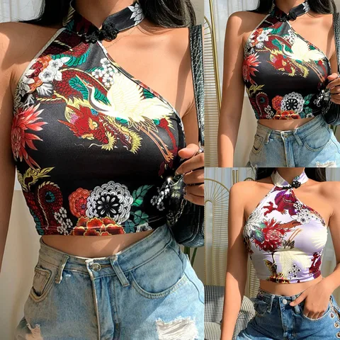Китайский короткий топ - купить недорого | AliExpress