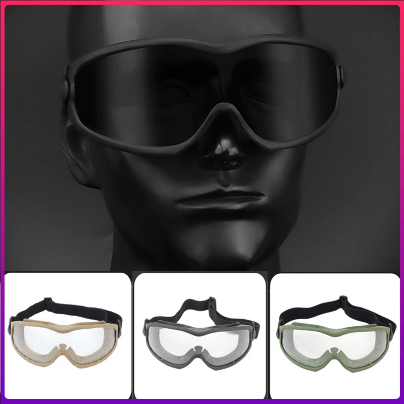 

Tactical Goggles Anti Fog Outdoor Sport Military Safety Glasses for Airsoft Paintball CS Game Shooting Goggles