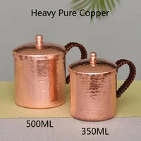 premium quality moscow mule mug hammered cups heavy pure copper rose gold 100 handcrafted pure solid copper mugs