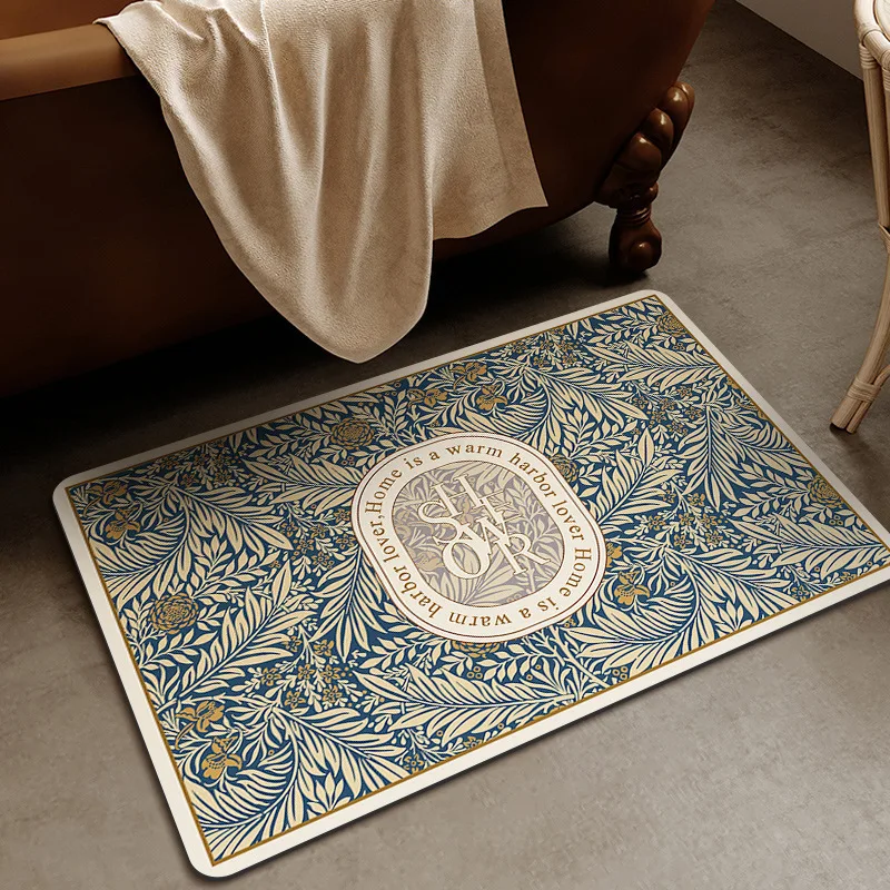

Винтажный коврик в американском стиле, напольные коврики для ванной, кухни, прихожей