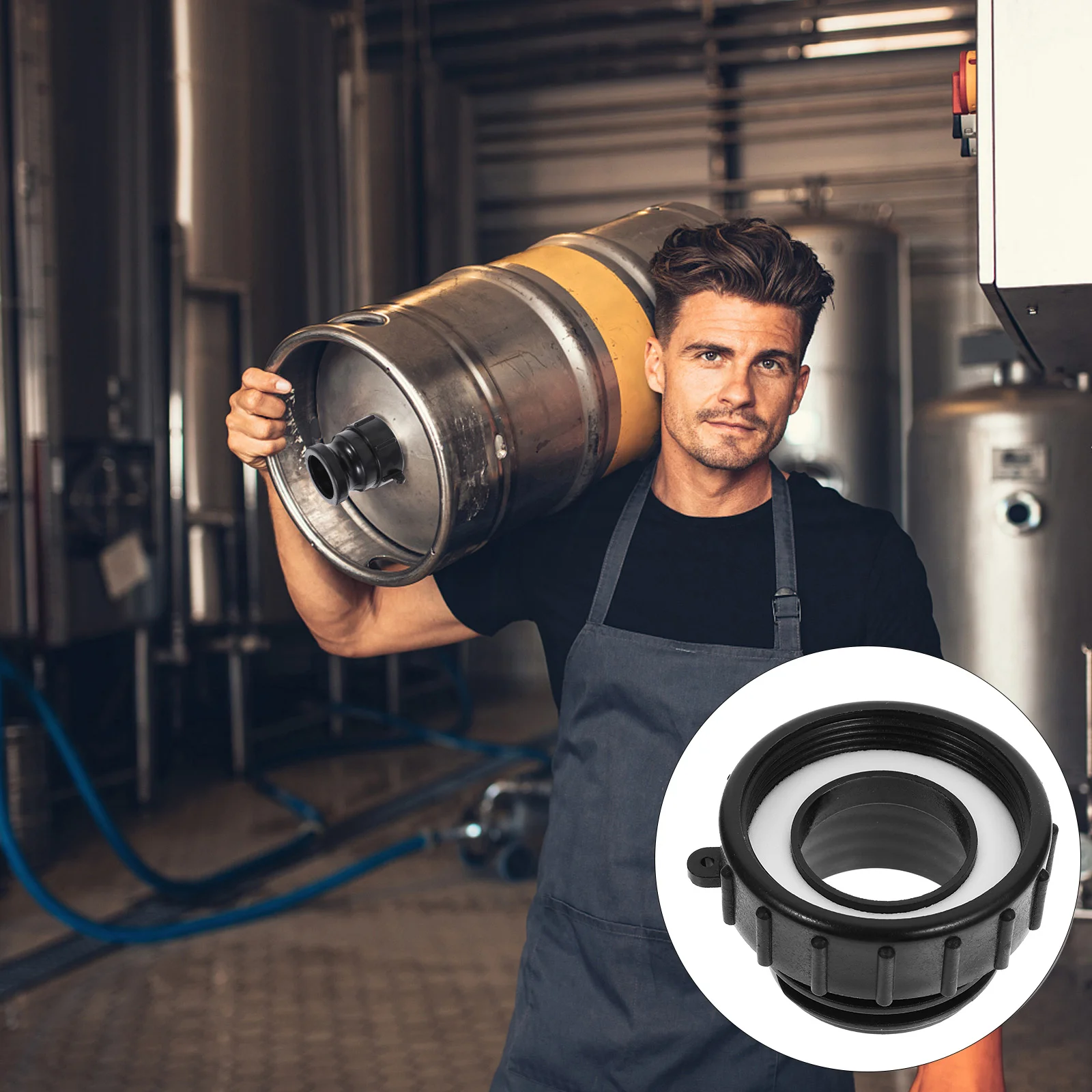 Адаптер клапана Ibc Tote Инструмент для слива бака Водяной шланг Мужской