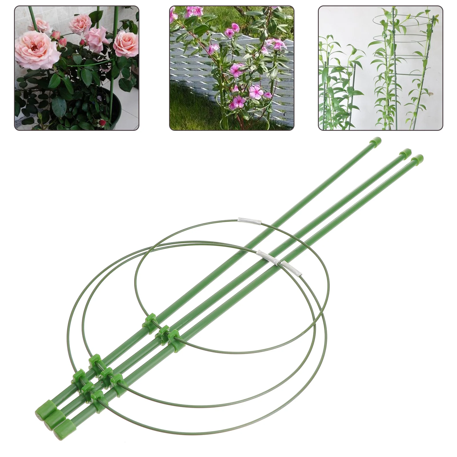 

Supporttrellis Tomato Climbing Cage Stakes Garden Shaped Conical Stand Cucumber Flower Frame Adjustable Ironfor Flowers