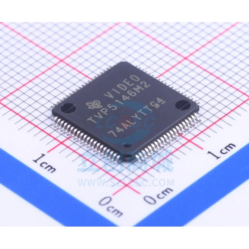 

TVP5146M2PFP посылка HTQFP-80 новый оригинальный подлинный видеоинтерфейс IC chip