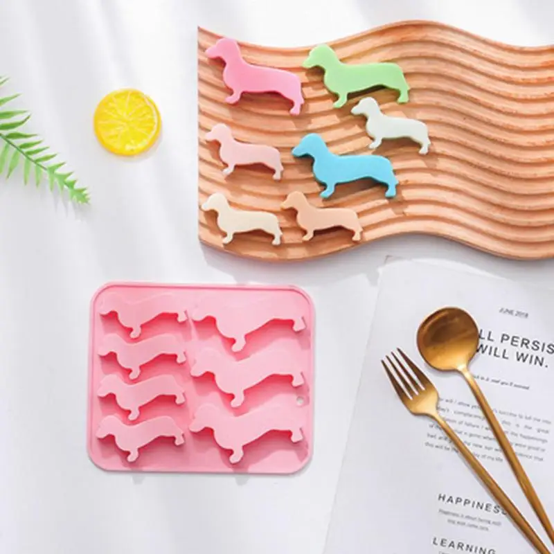 Силиконовые формы для торта такса 7 ячеек форма выпечки и льда пудинга печенья