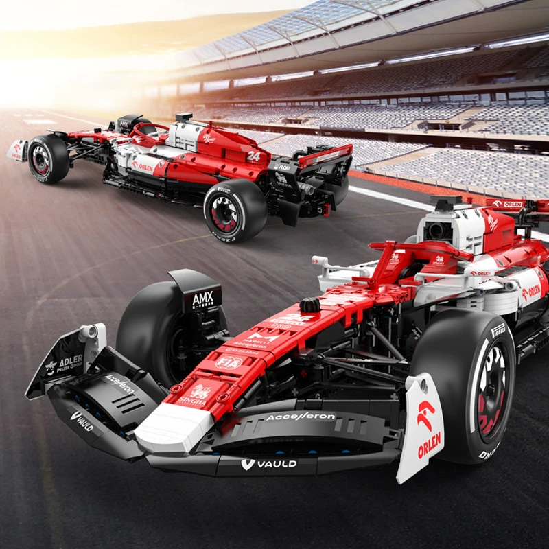 Конструктор MOC 1:8 гоночный автомобиль F1 с дистанционным управлением детали для
