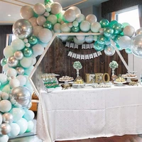 148pcs green blue silver balloon garland arch kit birthday decor latex balloons baby baptism wedding bachelor party decoration