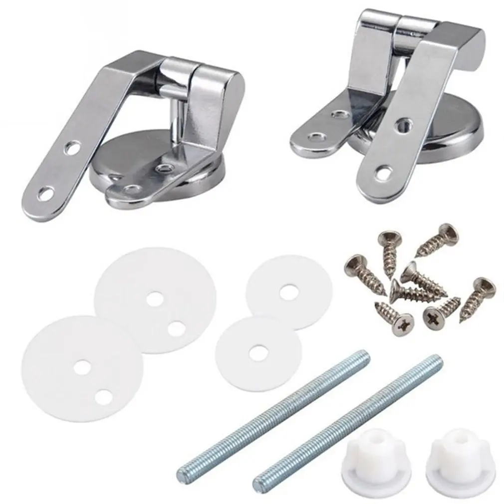 

Stainless Steel Seat Hinge Flush Toilet Cover Mounting Connector Toilet Lid Hinge Bathroom Toilet Accessories Bath Hardware