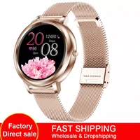 mk20 smart watch new full touch screen 39mm diameter women ip67 smartwatch for ladies and girls compatible with android and ios