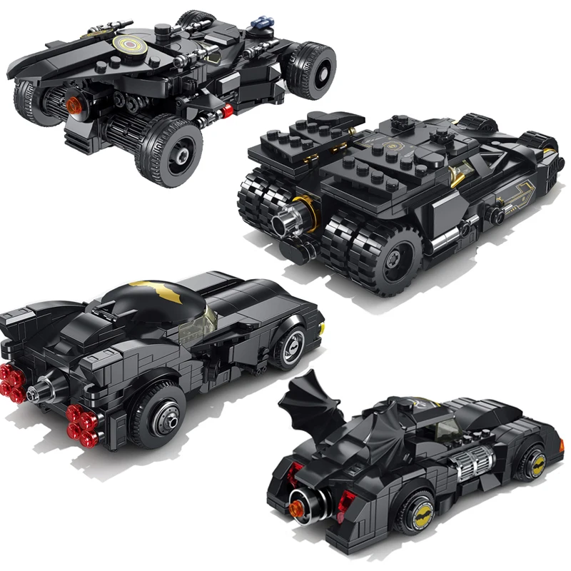 

Super Heros Car Models Technicial Batmobile Building Blocks Movie Speed Racing Bricks Kit Toys For Children Kids Boy Gifts