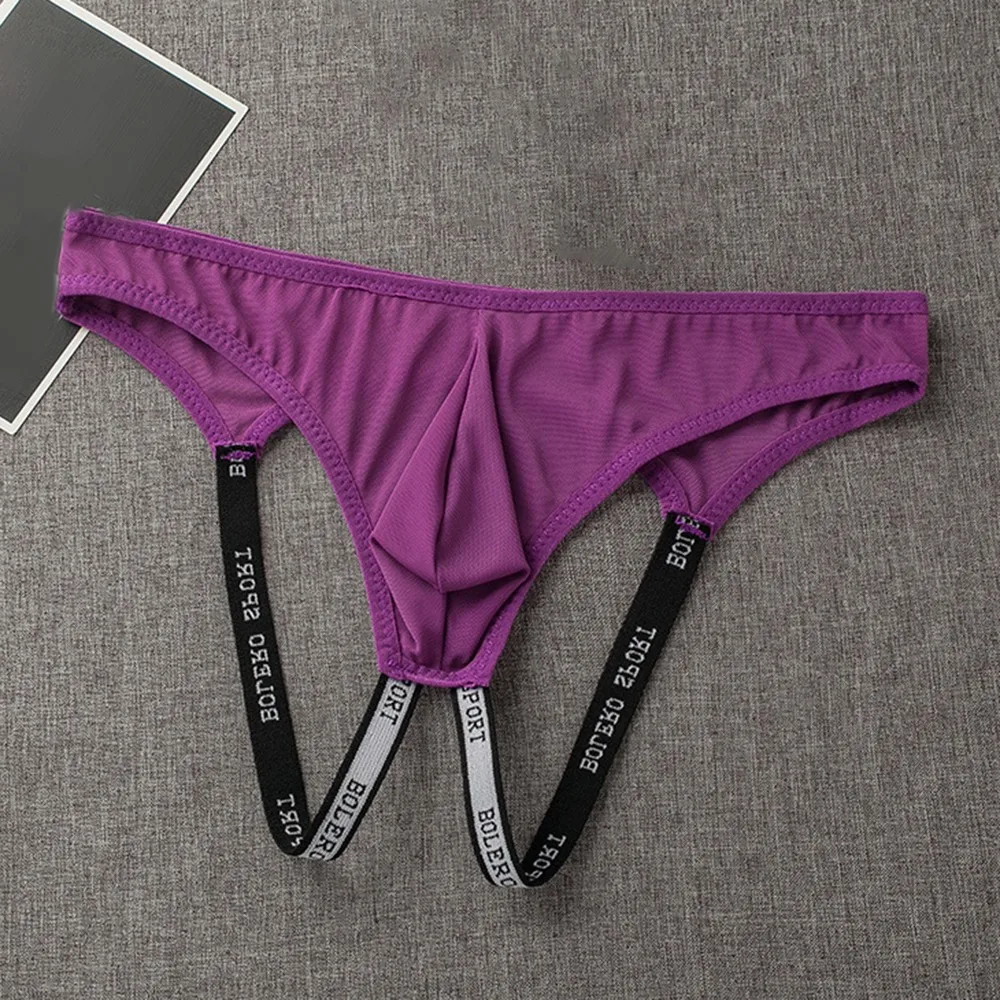 

Backless Pouch Jockstrap Mens Jock Strap Mesh Panties Breathable Underwear Buttocks Thong Sexy Lingerie Tangas Para Hombre A50