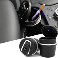 1pcs led light car ashtray smokeless car ashtray auto accessories for jaguar xf xj f pace x type s type f type e pace i pace xk